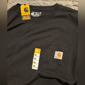 NWT Carhartt Loose Fit Pocket T Shirt Black 3XL Workwear Heavyweight Tee (1040)